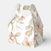 モノグラム パステル ベビーピンク 空  ベビーフラワー デザイン フェイバーボックス (裏面サイド)