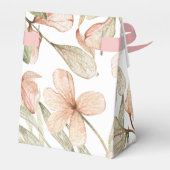 モノグラム パステル ベビーピンク 空  ベビーフラワー デザイン フェイバーボックス (裏面サイド)