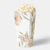 モノグラム パステル ベビーピンク 空  ベビーフラワー デザイン フェイバーボックス (はじけた状態)