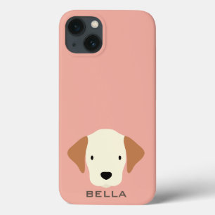 モノグラム.パップルール!かわいい子犬。 iPhone 13ケース