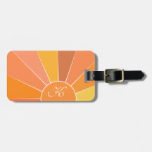 モノグラム |パーソナライズされた抽象芸術Sunデザイン |