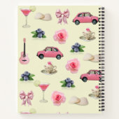 モノグラム パーソナライズ コケッテ ヴィンテージ シェル ノートブック (裏面)