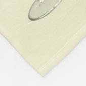 モノグラム パーソナライズ コケッテ ヴィンテージ シェル フリースブランケット (角)