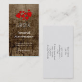 モノグラム、パーソナルマッチメーカー、レザーエフェクト 名刺 (正面/裏面)