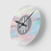 モノグラム|パーフェイトII ラウンド壁時計 (傾斜)