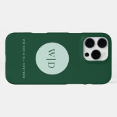 モノグラム ビジネス iPhone 15 カバー (裏面横)