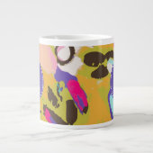 モノグラム |ピンクボホフローラI ジャンボコーヒーマグカップ (正面)