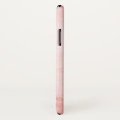 モノグラム ピンク大理石の背景 Case-Mate iPhoneケース (裏面/右)