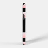 モノグラム ピンク ストライプ iPhoneケース (右側面)