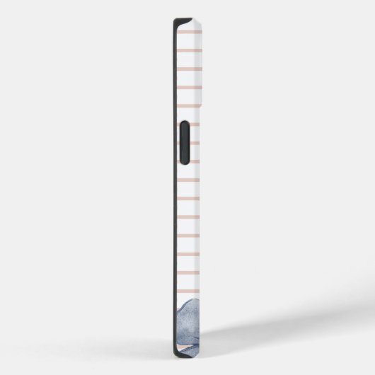 モノグラム ピンク フラワー Case-Mate iPhoneケース (裏面 / 右)