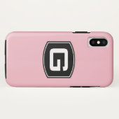モノグラム ピンク Case-Mate iPhoneケース (裏面(横))