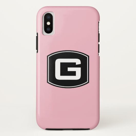 モノグラム ピンク Case-Mate iPhoneケース (裏面)