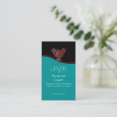 モノグラム、フェニックスのパーソナルトレーナー、赤いswoosh 名刺 (スタンド正面)