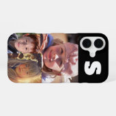 モノグラム フォトコラージュ iPhone カスタムケース 16ケース (裏面横)