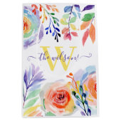 モノグラム フォト ウォーターカラー ギフト バッグ ミディアムペーパーバッグ (正面)