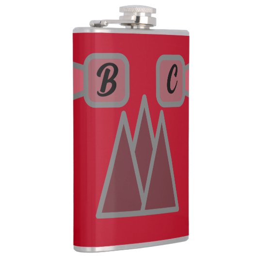 モノグラム フラスク (右)