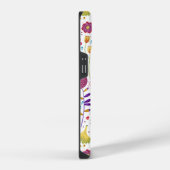 モノグラム フラワー ウォーターカラー iPhoneケース (右側面)