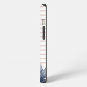 モノグラム フラワー ピンク iPhoneケース (左側面)