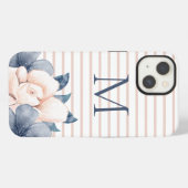 モノグラム フラワー ピンク iPhoneケース (裏面横)