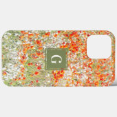 モノグラム フラワー モダン ガーリー ワイルドフラワー おしゃれ Case-Mate iPhoneケース (裏面 (横))