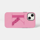モノグラム フラワー K iPhoneケース iPhone 13 Miniケース (裏面横)