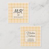 モノグラム フランネル パターン スクエア名刺 (正面/裏面)
