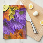 モノグラム ブライト フローラル ディッシュ クロス ハンド タオル (四つ折り)