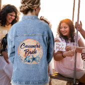 モノグラム ブライド ブルー ウォーターカラー シェル | ヒトデ デニムジャケット