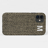 モノグラム ブラウン ツイード iPhone 5 カバー (裏面(横))