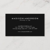 モノグラム/ブラックボックスグランジ/ 名刺 (裏面)