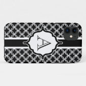 モノグラム ブラックレース iPhoneケース マテ Case-Mate iPhoneケース (裏面(横))
