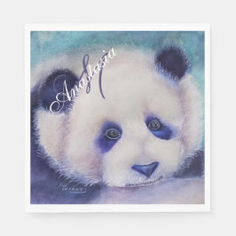 モノグラム　ブラック＆ホワイトパーティー スタンダードランチョンナプキン