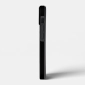モノグラム ブラック 白 Case-Mate iPhoneケース (裏面 / 左)