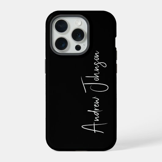 モノグラム ブラック iPhoneケース (裏面)