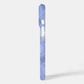 モノグラム ブルーサークル柄 Case-Mate iPhoneケース (裏面 / 左)