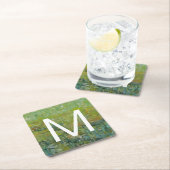 モノグラム |プエント・フィールドII スクエアペーパーコースター (インサイチュ)