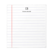 モノグラム プロフェッショナル シンプル ミニマル ラインペーパー