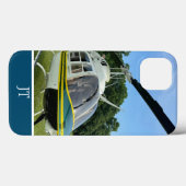 モノグラム ヘリコプター 写真 クール おしゃれ 航空 Case-Mate iPhoneケース (裏面 (横))