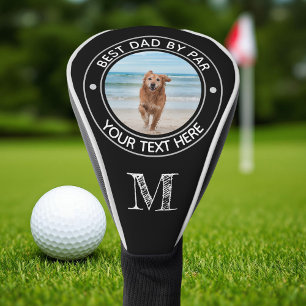 モノグラム ベスト・ダッド・バイ・パー・ドッグ 写真 オーダーメイド ゴルフヘッドカバー