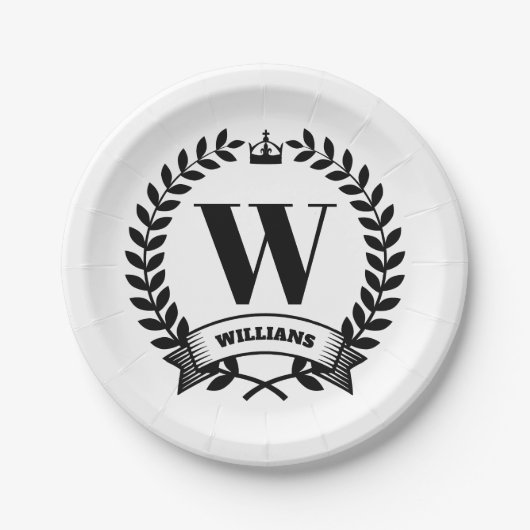 モノグラム ペーパープレート (正面)