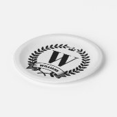 モノグラム ペーパープレート (アングル)