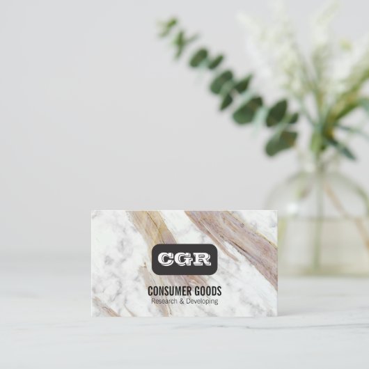 モノグラム | ボケ 名刺 (スタンド正面)