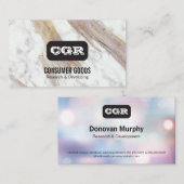 モノグラム | ボケ 名刺 (正面/裏面)