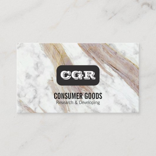 モノグラム | ボケ 名刺 (正面)