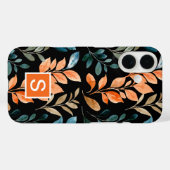 モノグラム ボホーフラワー Case-Mate iPhoneケース (裏面 (横))