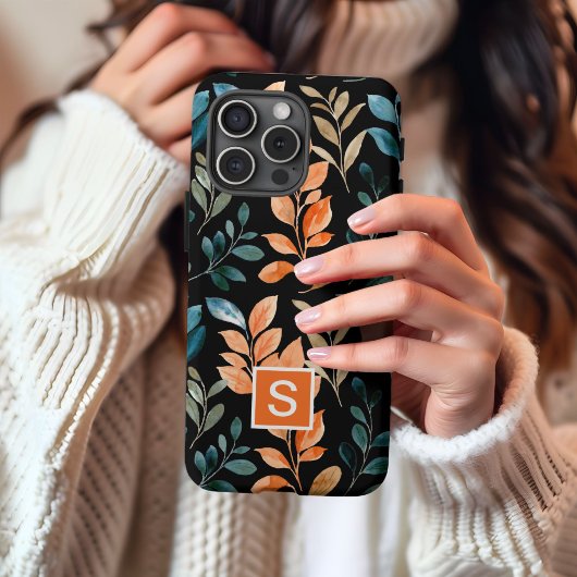モノグラム ボホーフラワー Case-Mate iPhoneケース