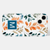 モノグラム ボホー フラワー Case-Mate iPhoneケース (裏面 (横))