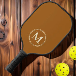 モノグラム ミッドセンチュリー ソリッド バーントサンドカラー ピックルボールラケット