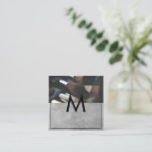 モノグラム |メイクアップブラシ スクエア名刺 (スタンド正面)