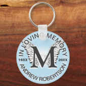 モノグラム |メモリアル | Angel Wings キーホルダー (正面)